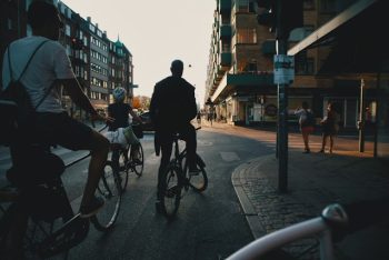cyclistes urbains